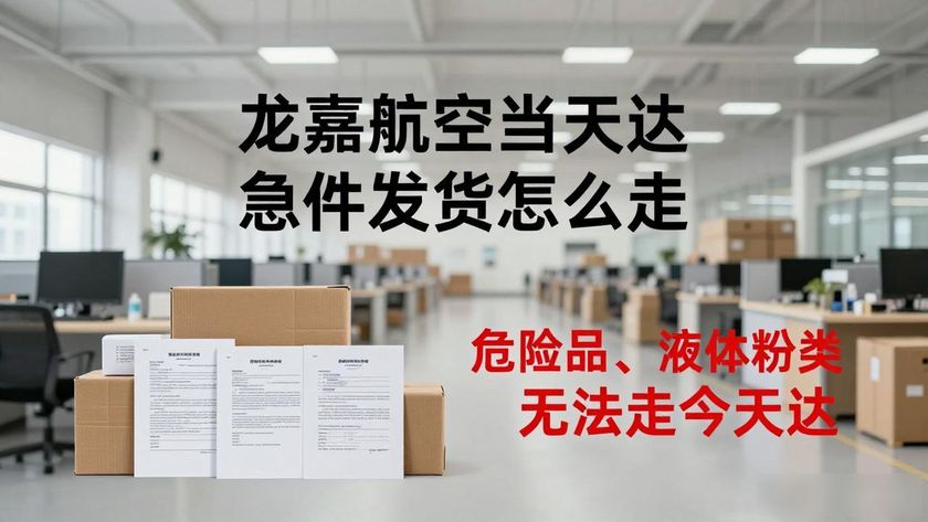 龍嘉航空運(yùn)輸當(dāng)天達(dá)_空運(yùn)當(dāng)天發(fā)貨當(dāng)天能收到嗎_空運(yùn)貨一般航班到后多久能拿